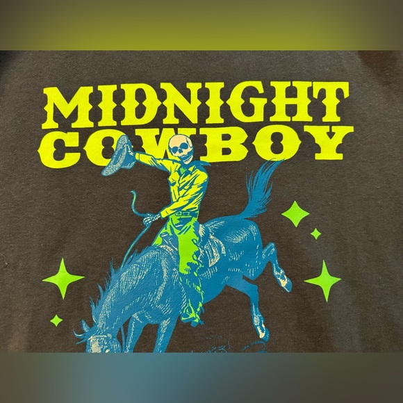 Love For Humanity Couture Ultra Fleece size M Midnight Cowboy Sweater unisex - Picture 10 of 11